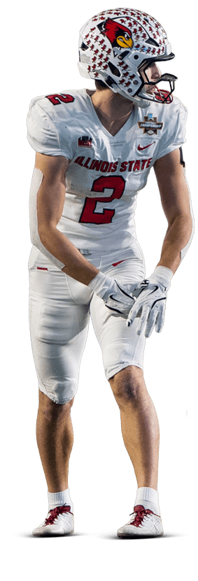 Football player looking right